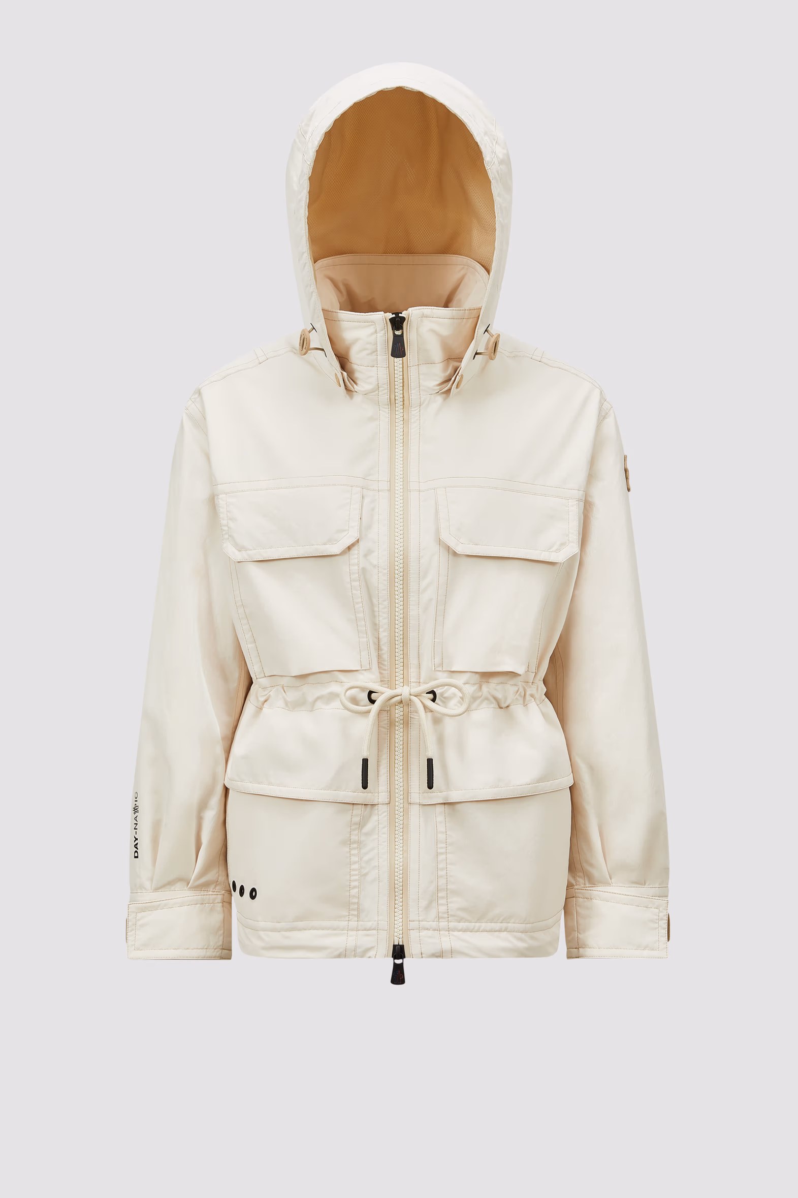 Nimba Hooded Field Down Jacket Women White Moncler 2